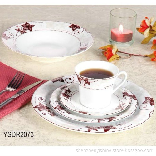 20PCS Porcelain Round Dinnerware Ysdr2073